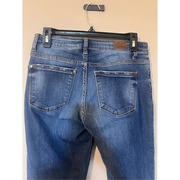 Judy Blue Women’s Size 26 Stretch Skinny Jeans Blue Dark Wash Denim Distressed - Picture 7 of 11